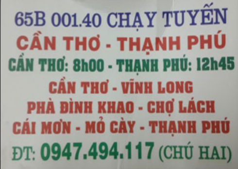 Nhà xe Chú Hai - Ghế ngồi 30 chỗ